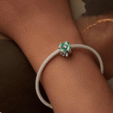 925 Sterling Silver Lucky Ladybug Diy Beads - 45-Degree Angle
