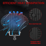5.5 Inch Elliptical Hybrid Light Car Work Light - Rear View