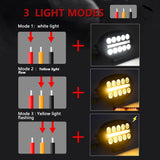 5.5 Inch Elliptical Hybrid Light Car Work Light - Close-Up Angle