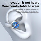 Wireless Earphones with Digital Display and Charging Case - Black