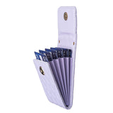 Vertical Card Bag For Mobile Phones Sticker - Dark Purple
