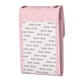 Vertical Card Bag For Mobile Phones Sticker - Dark Purple