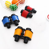 Mini Hd Toy Binoculars for Kids - Compact and Durable - Orange - Side View