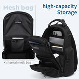 Lightweight Men Waterproof Crossbody Chest Bag Travel Companion - Black