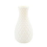 Hydroponic Plastic Vase for Dry and Wet Flower Arrangements - Desktop Furnishings - Milk White - Extra Image