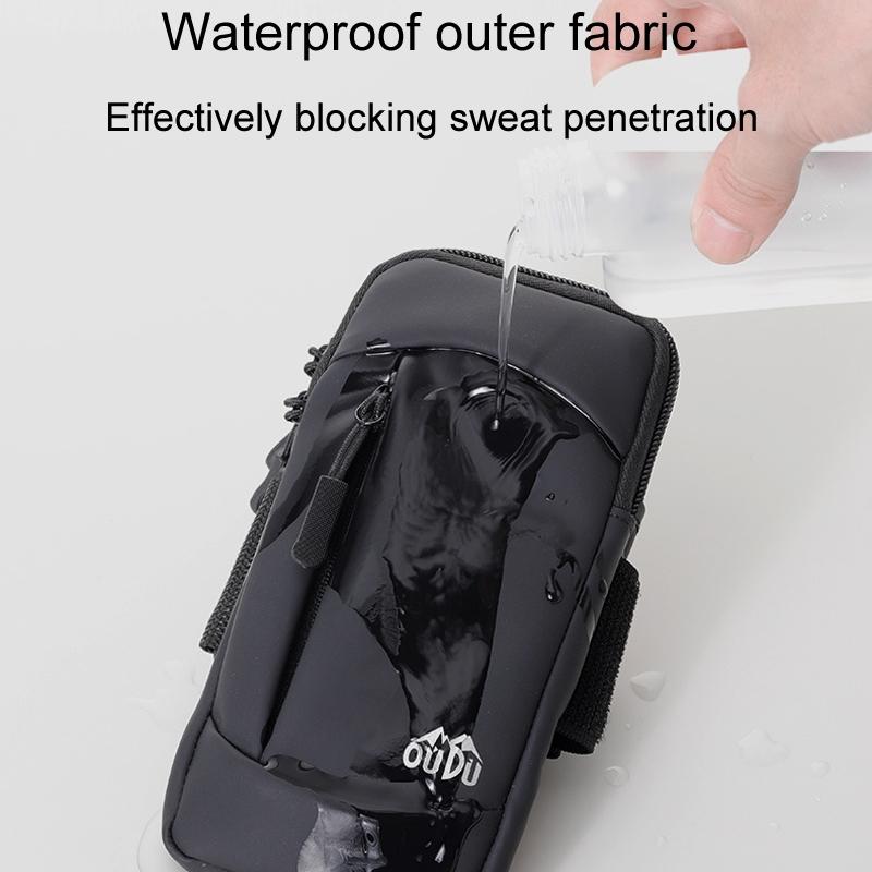 Portable Sports Arm Bag For Running - Black