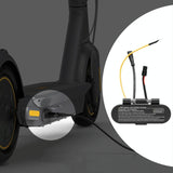 Black Charging Port For Ninebot Max G30 Electric Scooter - Top-Down View