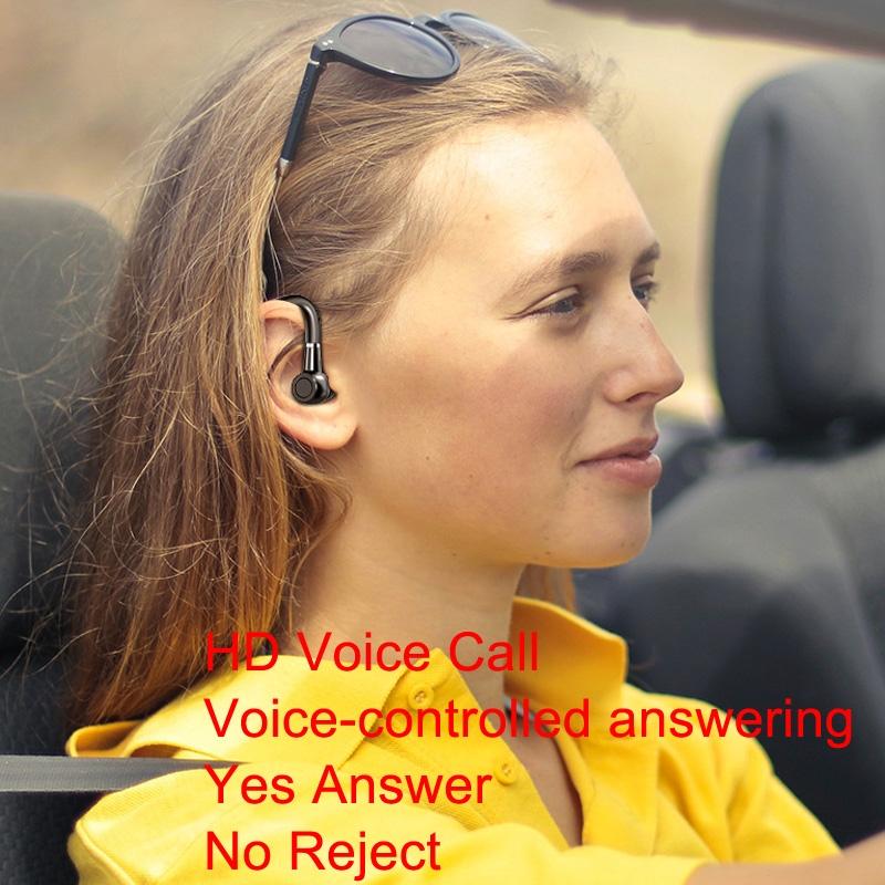 X5 Standard Bluetooth Hanging Ear Sports Headset with Digital Display