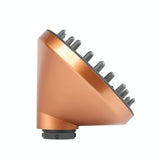 Gold Diffuser Attachment for Dyson Airwrap - Replacement Nozzle - Gray - Front View