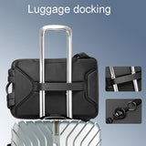 Versatile Laptop Backpack for Travel and Business - Black - Low Angle