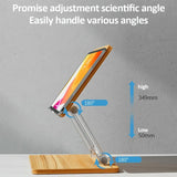 Adjustable Wooden Laptop Stand - Darkwood - 45-Degree Angle