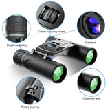 Portable 8x21 Zoom Binoculars for Long Distance Viewing - Close-Up Angle