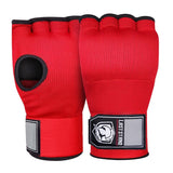 Protective Half Finger Boxing Gloves With Gel Padding And Wrist Support - One Size - Red - Extra Image
