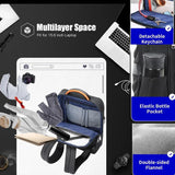 Waterproof Anti-Theft Laptop Backpack - Large Capacity Black - Extra Image