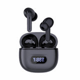 Wireless Tws Stereo Bluetooth Earphones - S23 - Black - Front View