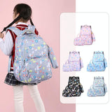 Kids Backpack Set with Lunch Bag & Pencil Case - 3 in 1 - Pink - Side View