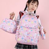 Kids Backpack Set with Lunch Bag & Pencil Case - 3 in 1 - Pink