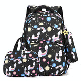 Kids Backpack Set with Lunch Bag & Pencil Case - 3 in 1 - Pink - Extra Image