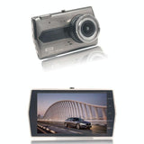 1080p Dual-lens Night Vision Driving Recorder with 4 Metal Shell - Top-Down View