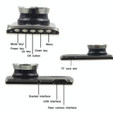 1080p Dual-lens Night Vision Driving Recorder with 4 Metal Shell - 45-Degree Angle