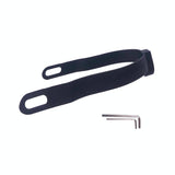 Rear Fender Shock Absorbing Bracket for Xiaomi Mijia M365 Scooter - Black - Front View