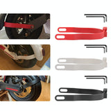 Rear Fender Shock Absorbing Bracket for Xiaomi Mijia M365 Scooter - Black - Rear View