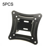 Universal Tv Monitor Stand - 5 Pcs Vertical Display Hanger - Simple & Compact - Black - Front View