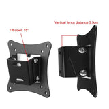 Universal Tv Monitor Stand - 5 Pcs Vertical Display Hanger - Simple & Compact - Black - Top-Down View
