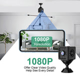 Outdoor Hd Night Vision Camera - 1080P Infrared Black - 45-Degree Angle