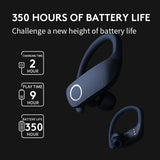 Wireless Bluetooth Sports Headset with Noise Reduction - Z9 Tws - Black - Top-Down View