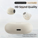 Beige Bluetooth 5.0 Tws Earphones - 45-Degree Angle