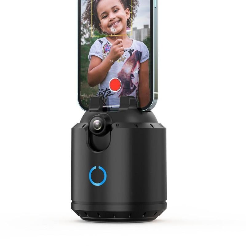 Smart Desktop Ptz with 360 Degree Rotation and Automatic Tracking - Black