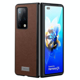 For Samsung Galaxy Z Fold4 5G Handmade Leather Shockproof Tpu Case - Green - Extra Image