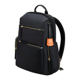 Black Anti-theft Laptop Backpack with Wear-resistant Design - Front View