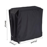 Outdoor Party Cooler Air Conditioner for Car Hood - Black - Top-Down View