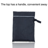 Outdoor Party Cooler Air Conditioner for Car Hood - Black - Rear View