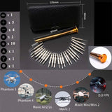 Drone Repair Screwdriver Set for Dji Mavic2 Mini 2 Air2 2s Fpv Phantom3 4 - 45-Degree Angle