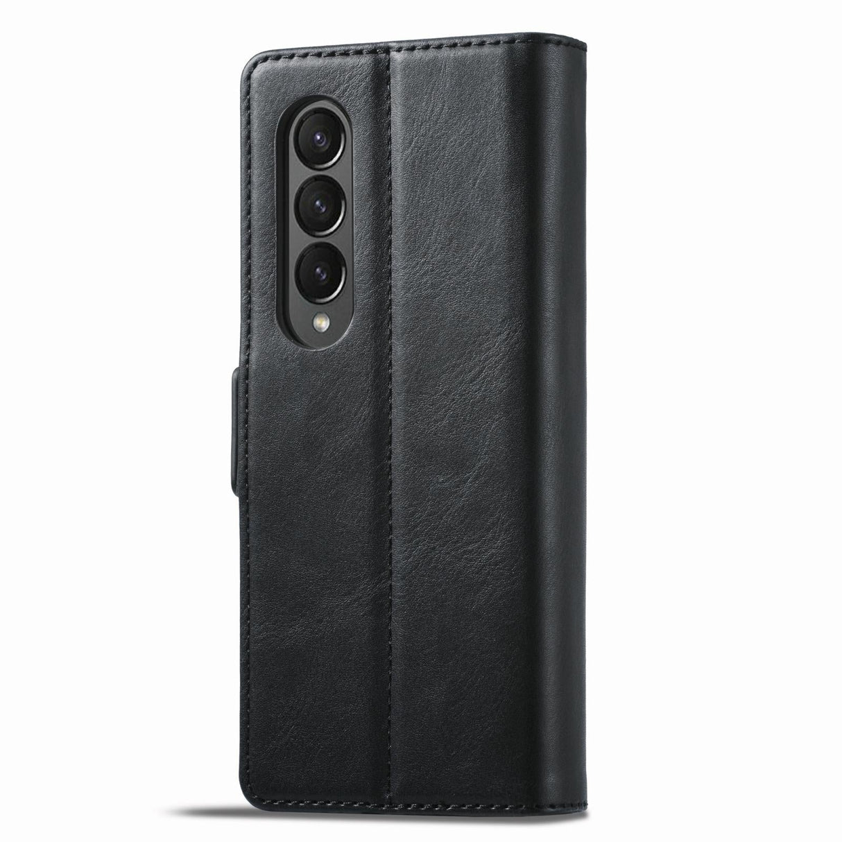 For Samsung Galaxy Z Fold4 5G Rfid Leather Phone Case - Secure & Stylish - Brown