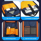 Water Resistant Anti Theft Laptop Backpack With Usb Port - Black - Close-Up Angle