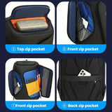 Water Resistant Anti Theft Laptop Backpack With Usb Port - Black - Low Angle