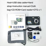 Compact Digital Camera For Daily Photos And Videos - Ideal For Students - Black - Close-Up Angle