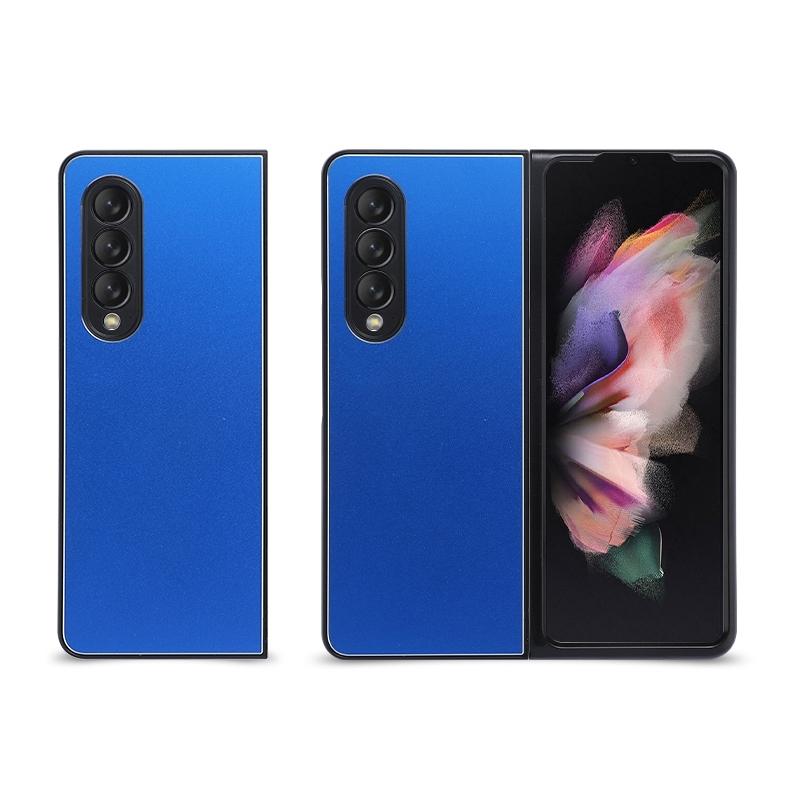 For Samsung Galaxy Z Fold4 5G Aluminum Foldable Phone Case - Red