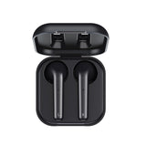 Wireless Earphones with Charging Box - True Bluetooth - Black - Front View