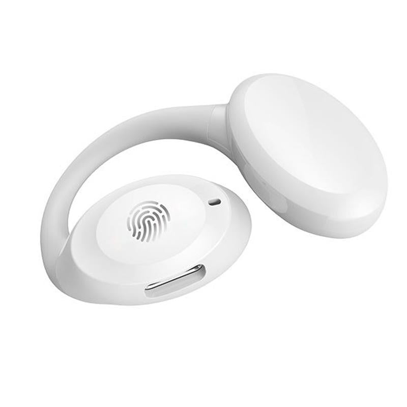 Waterproof Touch Control Wireless Earphones with Ear-hook for Sports - Black