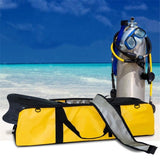 Waterproof Diving Fins Bag Dry/Wet Separation 100X20X24Cm - Side View