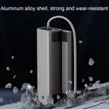 Steam Deck Charging Base Handheld Stand Charger Silver Gray - Rear View