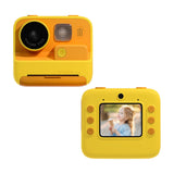 2-inch Dual Lens Instant Print Camera for Children - 4800w Pixel - Without Memory Card Pink - Front View