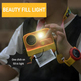 2-inch Dual Lens Instant Print Camera for Children - 4800w Pixel - Without Memory Card Pink - Rear View