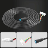 Ninebot Max G30 Controller Cable - Black - 45-Degree Angle