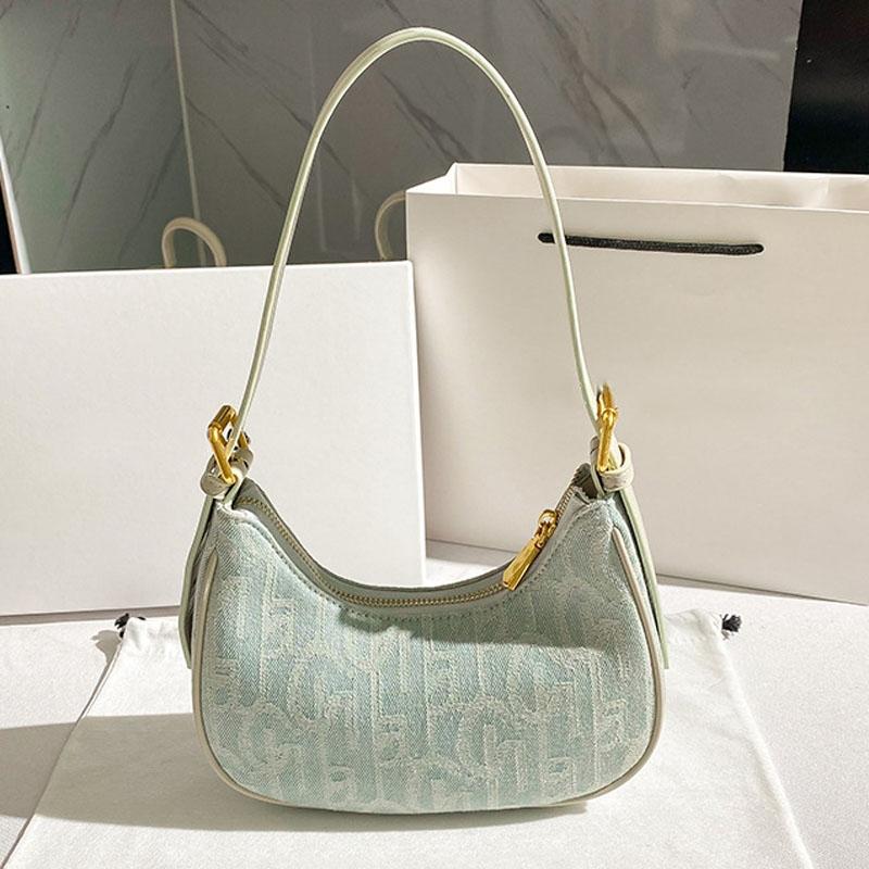 Light Denim Shoulder Bag For Women